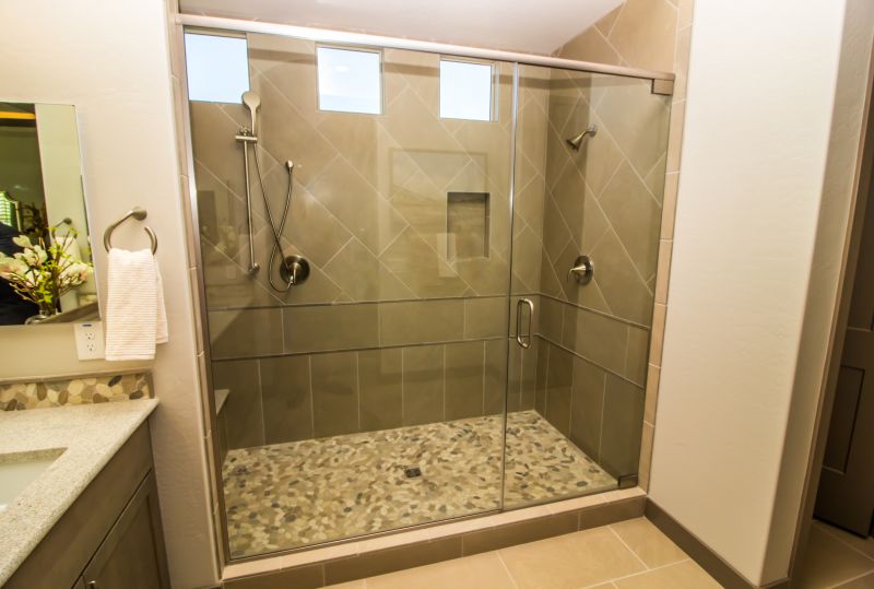 Open Concept Shower Design
